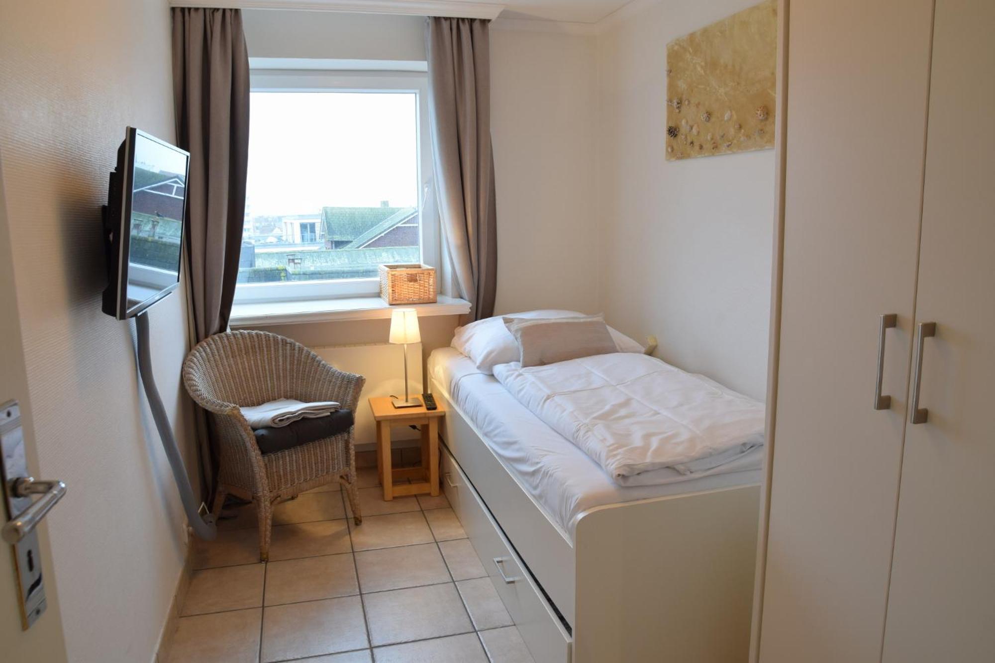 Strandnahe Ferienwohnung, Zentral Gelegen, Wlan Und Balkon, Andreas Dirks-Str. 1 韦斯特兰 外观 照片