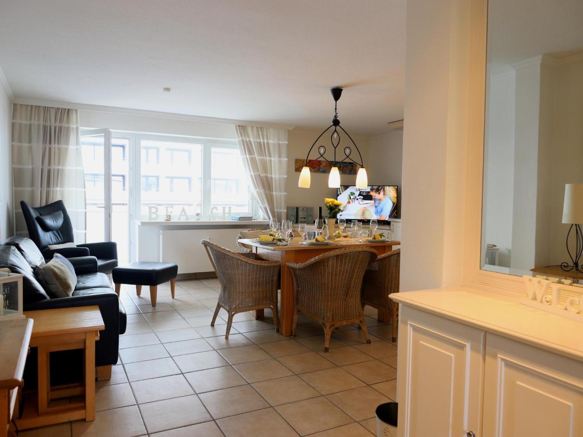 Strandnahe Ferienwohnung, Zentral Gelegen, Wlan Und Balkon, Andreas Dirks-Str. 1 韦斯特兰 外观 照片